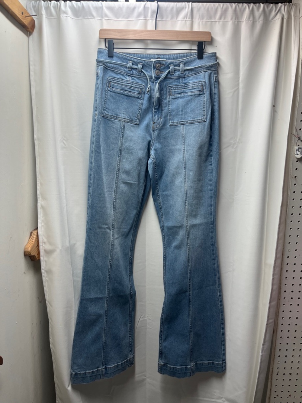 Shyanne Light Blue Festival Country Flare Jeans- 31